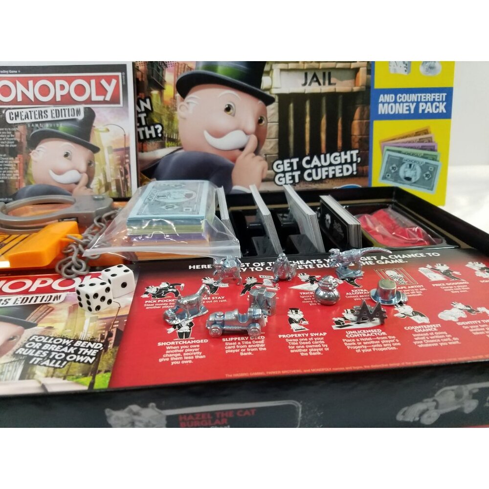 Hasbro Monopoly Game Cheaters Edition Board Game Complete 2018 - Picture 3 of 16